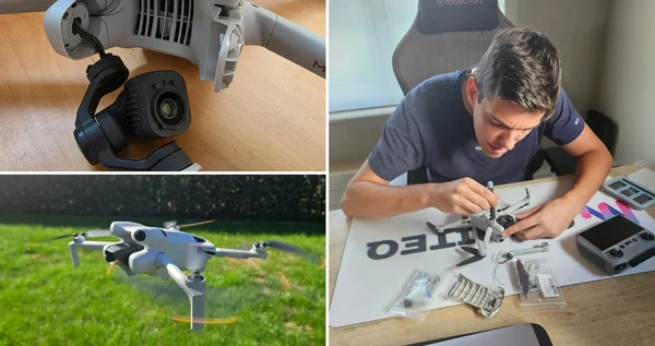 Drone tijdens diagnose en herstel